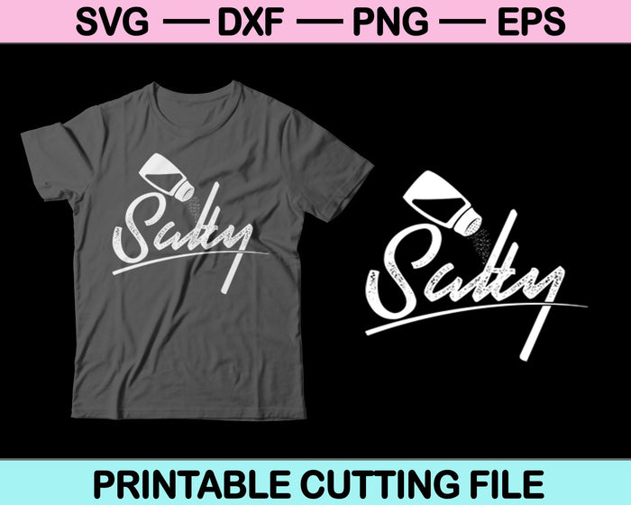 Salty Chef SVG PNG Digital Cutting Files