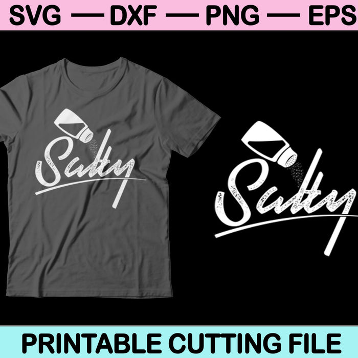 Salty Chef SVG PNG Digital Cutting Files