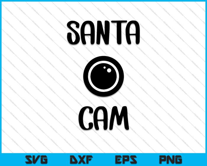 ELF, Santa Cam SVG PNG Cortar archivos imprimibles