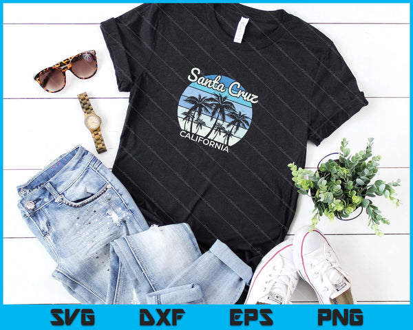 Santa Cruz California SVG PNG Cortar archivos imprimibles - on a t-shirt