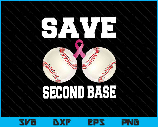 Guarde la segunda base sobreviviente de cáncer de mama SVG PNG cortando archivos imprimibles