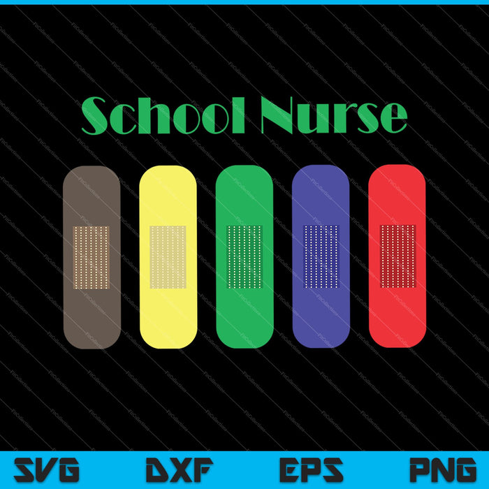 School Nurse Medical Nursing Appreciation SVG PNG Cutting Printable Files