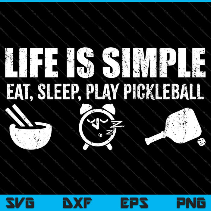 Simple Pickleball Shirt Funny Pickleball Retirement SVG PNG Cutting Printable Files