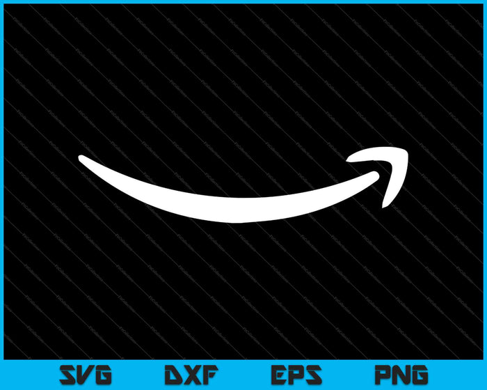 Diseño de camisa de sonrisa Logotipo blanco SVG PNG Cortando archivos imprimibles