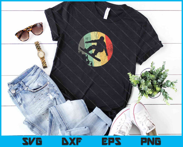 Snowboarding Art Snowboarder Snowboard Svg Cutting Printable Files - on a t-shirt