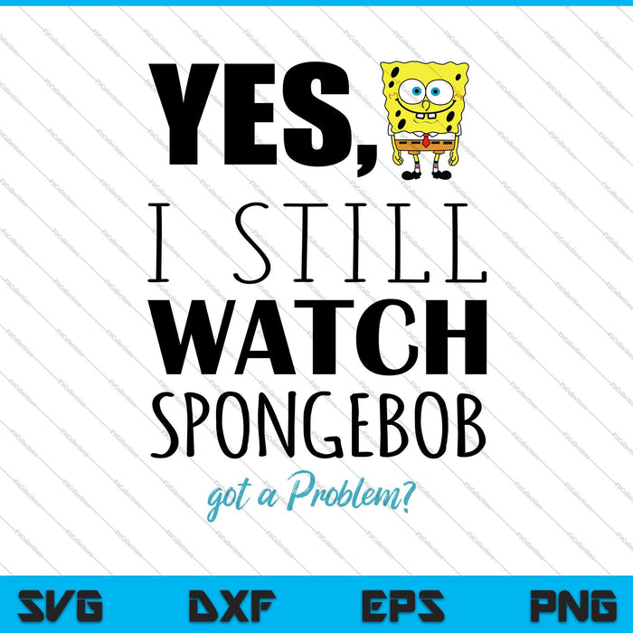 Spongebob Squarepants probleem SVG PNG snijden afdrukbare bestanden