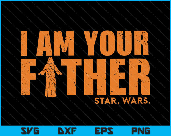 Star Wars ik ben je vader SVG PNG snijden afdrukbare bestanden