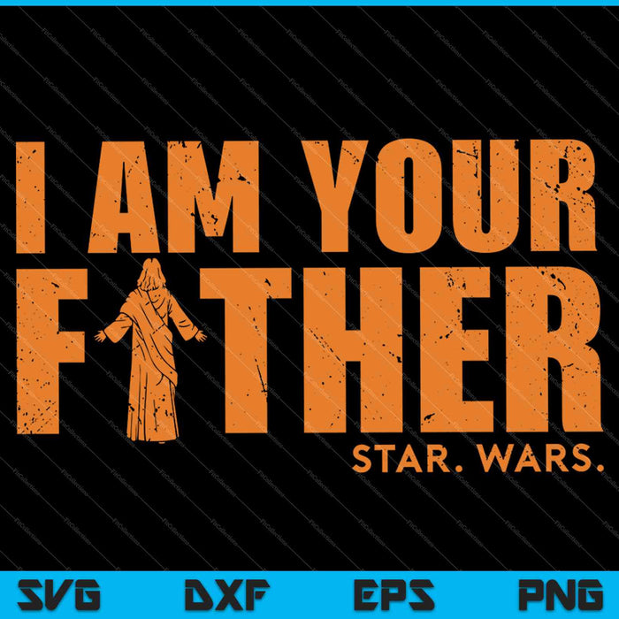 Star Wars ik ben je vader SVG PNG snijden afdrukbare bestanden