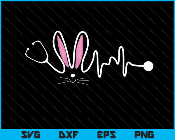 Stethoscope Nurse Doctor Easter SVG PNG Cutting Printable Files
