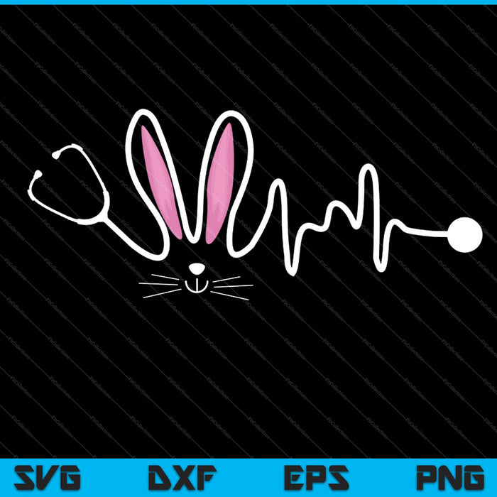 Stethoscope Nurse Doctor Easter SVG PNG Cutting Printable Files