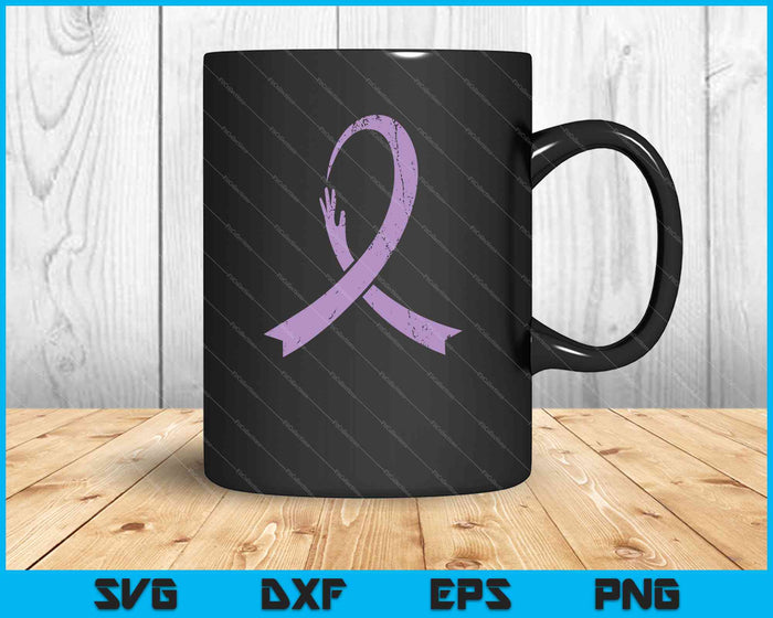 Stomach Cancer Ribbon SVG PNG Cutting Printable Files