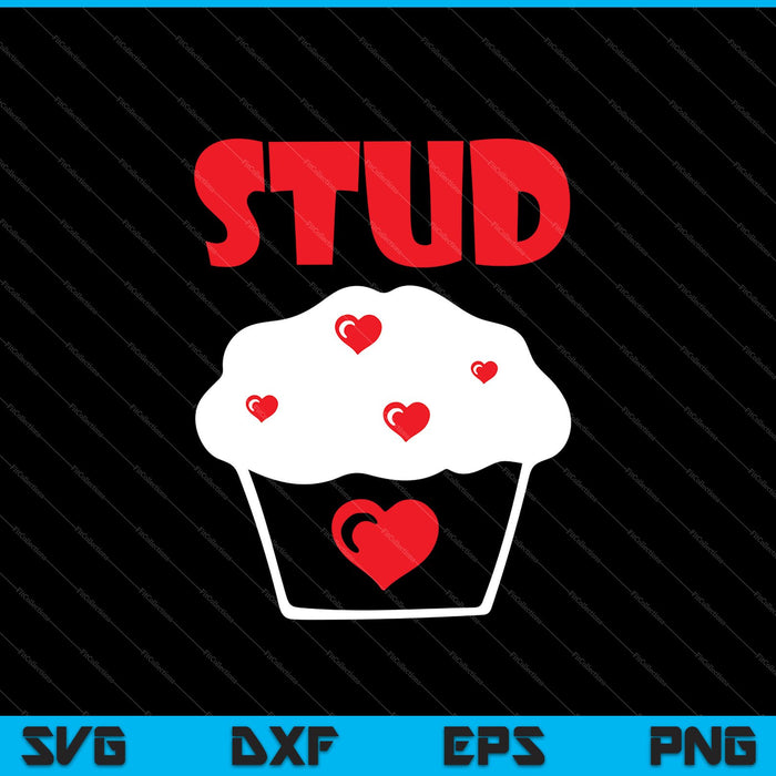 Stud Muffin Funny Onesie SVG PNG Cutting Printable Files
