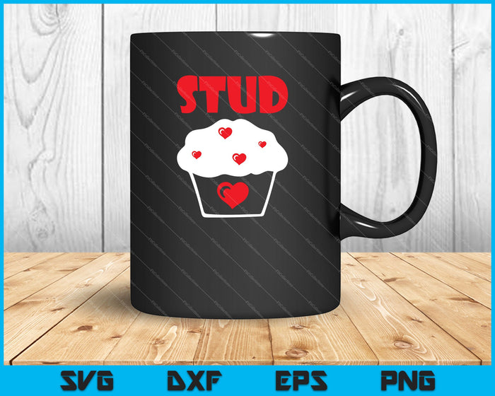 Stud Muffin Funny Onesie SVG PNG Cutting Printable Files