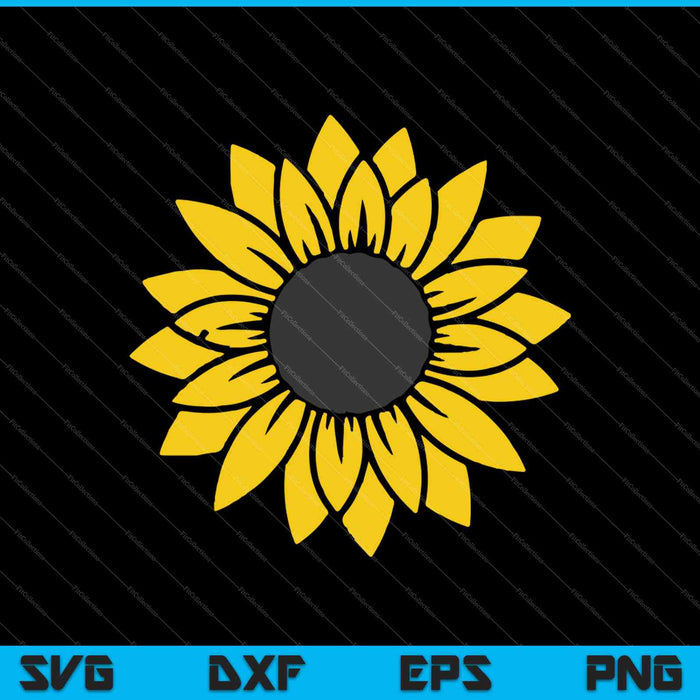 Sunflower SVG PNG Cutting Printable Files