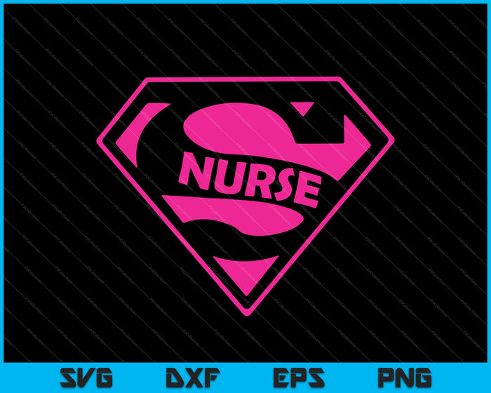 Super verpleegster Shirt Design SVG PNG snijden afdrukbare bestanden