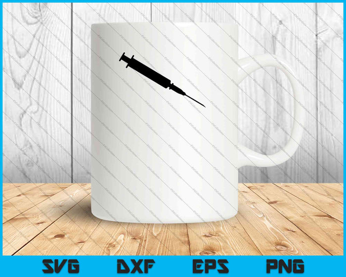 Syringe SVG PNG Cutting Printable Files