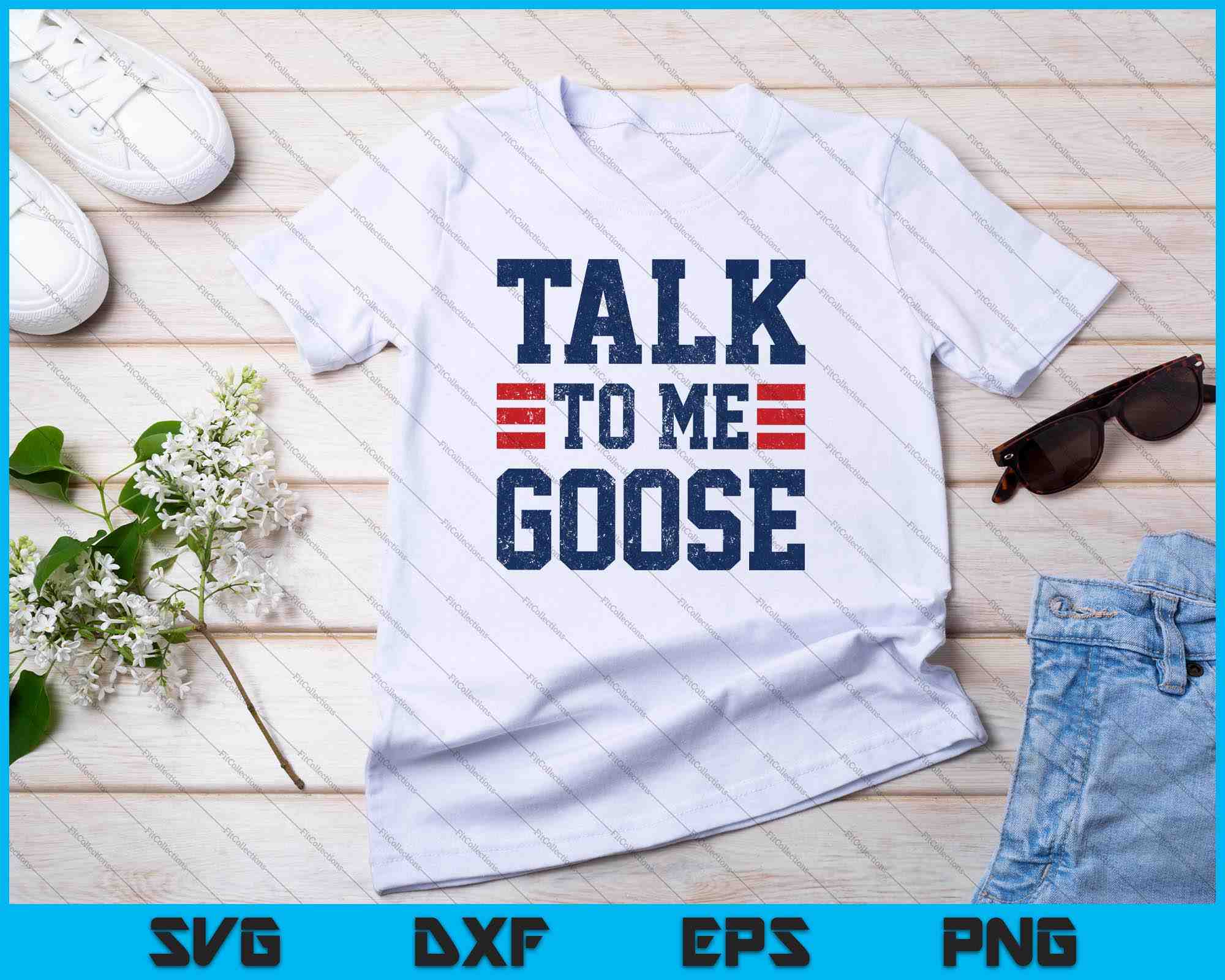 Talk to Me Goose Top Gun SVG Cut File Design 