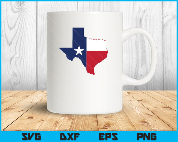 Texas Flag SVG PNG Cutting Printable Files