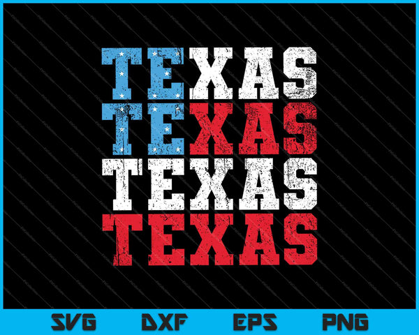 Reelección Electoral de Texas 2024 SVG PNG Cortar archivos imprimibles