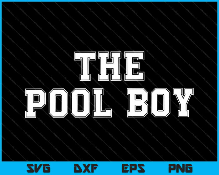 De Pool Boy SVG PNG snijden afdrukbare bestanden