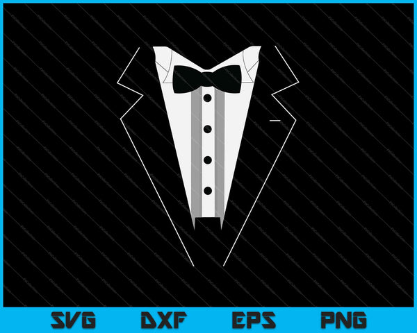 The Tuxedo SVG PNG Cutting Printable Files