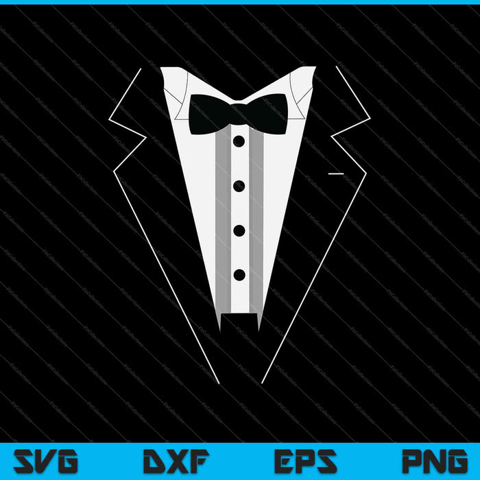 The Tuxedo SVG PNG Cutting Printable Files