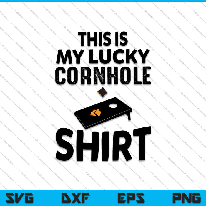 Esta es mi camisa Cornhole SVG PNG cortando archivos imprimibles