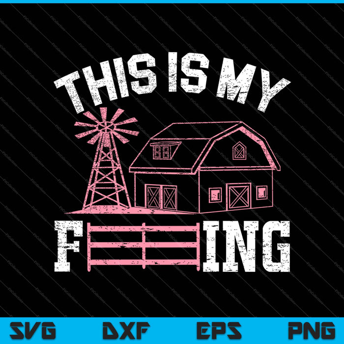 Esta es mi camisa Fing SVG PNG cortando archivos imprimibles