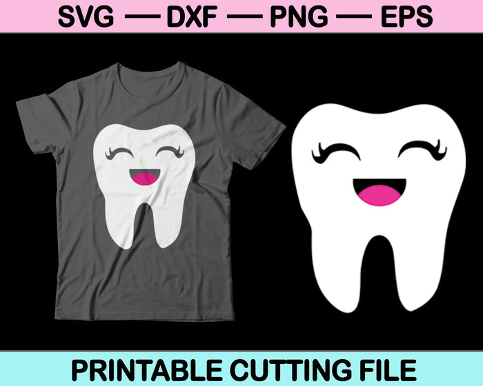 Hada de los dientes Halloween SVG PNG cortando archivos imprimibles