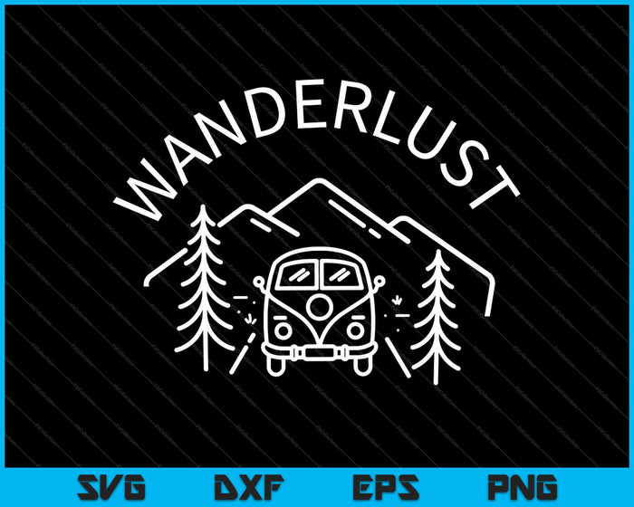 Travel Wanderlust Gift SVG PNG Cutting Printable Files