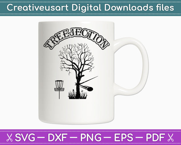 Treejection Disc Golf SVG PNG Cutting Printable Files