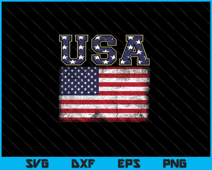 USA Amerikaanse vlag Verenigde Staten Amerikaanse patriottische SVG PNG snijden afdrukbare bestanden