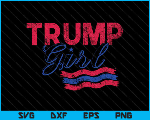 Donald Trump Girl SVG PNG Cutting Printable Files