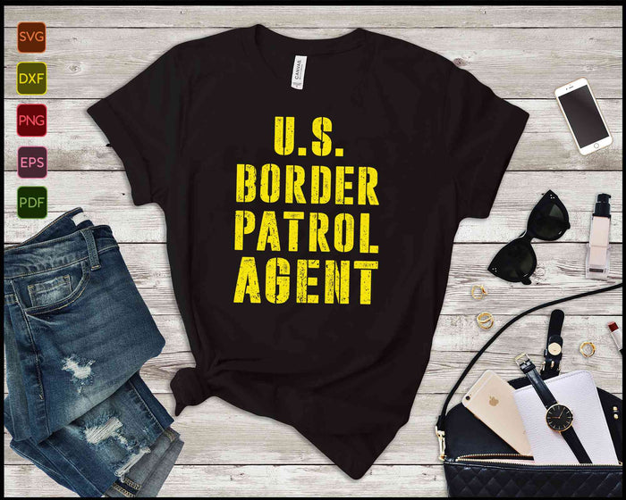 US Border Patrol Agent SVG PNG Cutting Printable Files