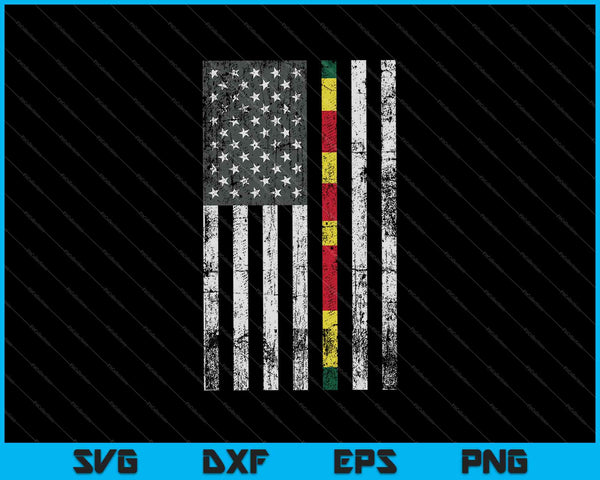 US Flag Ribbon SVG PNG Cutting Printable Files