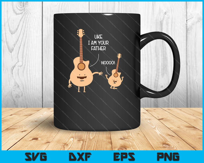 Uke, I Am Your Father Nooo! SVG PNG Cutting Printable Files