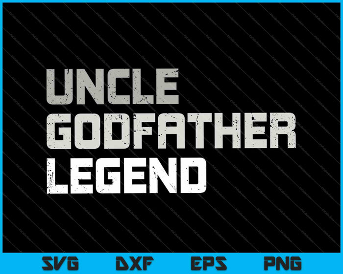 Oom Godfather legende SVG PNG snijden afdrukbare bestanden