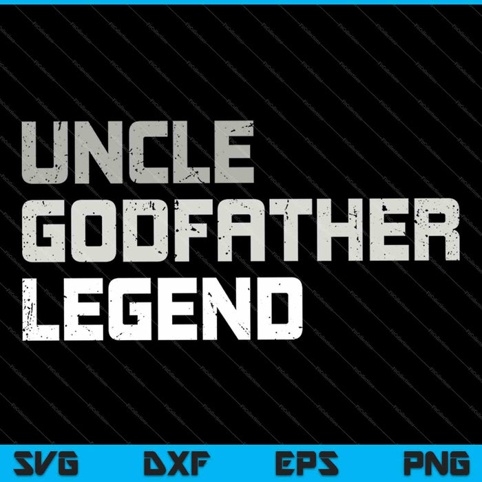 Oom Godfather legende SVG PNG snijden afdrukbare bestanden