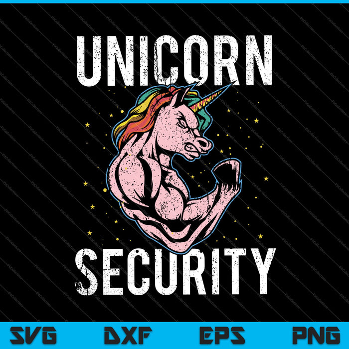Unicornio Seguridad Divertido Traje Policía SVG PNG Cortando Archivos Imprimibles
