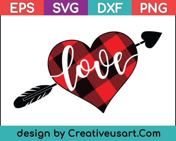 Valentine love SVG PNG Cutting Printable Files