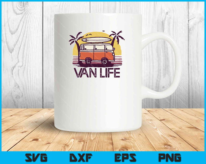 Van Life Travel SVG PNG Cortar archivos imprimibles