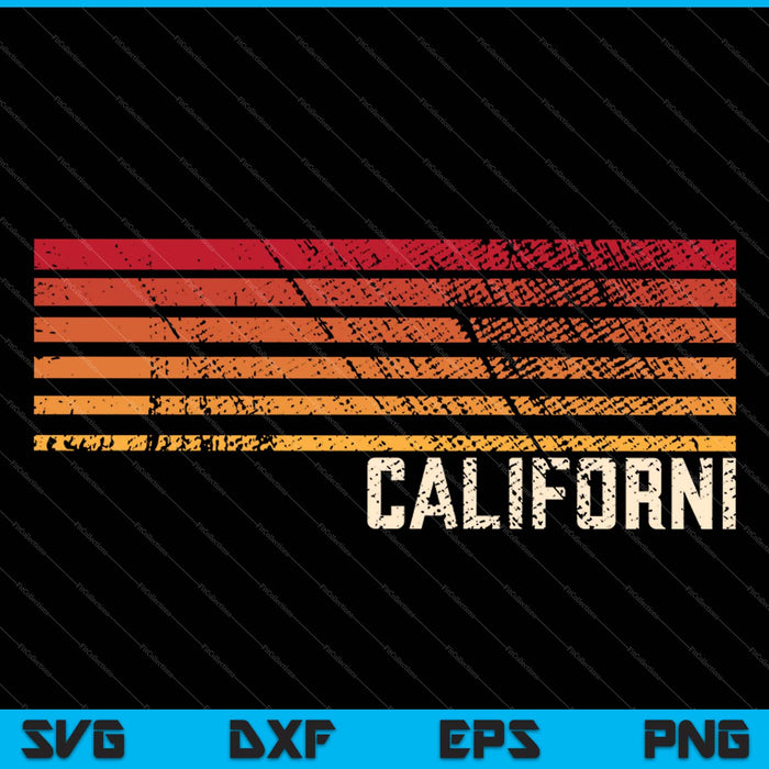 Vintage California SVG PNG Cutting Printable Files