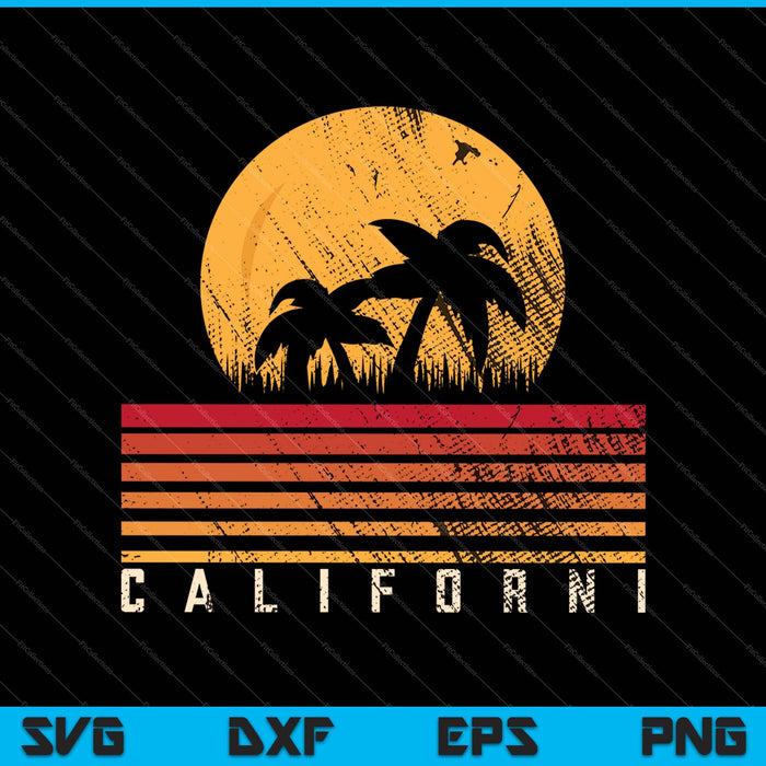 Vintage California SVG PNG Cutting Printable Files