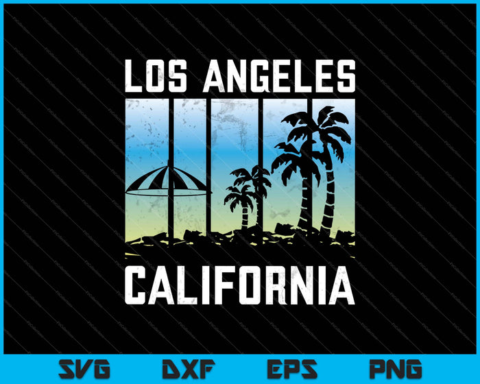 Vintage Los Angeles California SVG PNG Cutting Printable Files