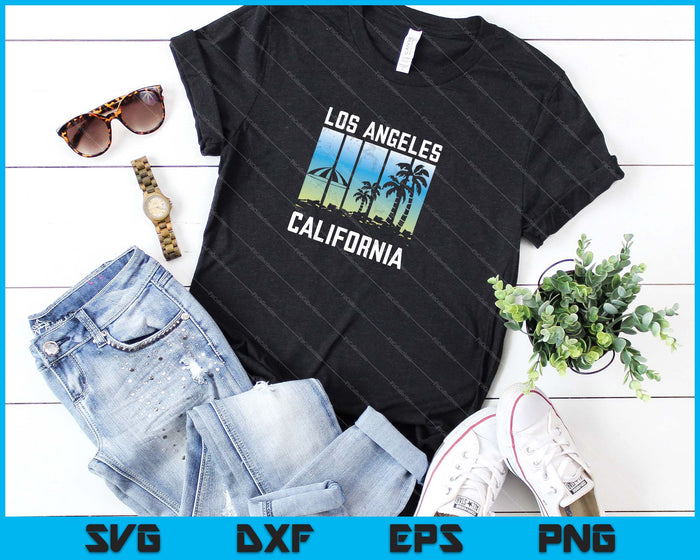 Vintage Los Angeles California SVG PNG Cutting Printable Files