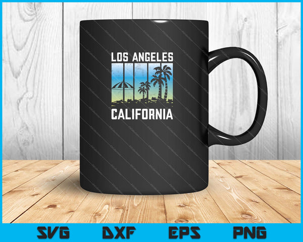 Vintage Los Angeles California SVG PNG Cutting Printable Files