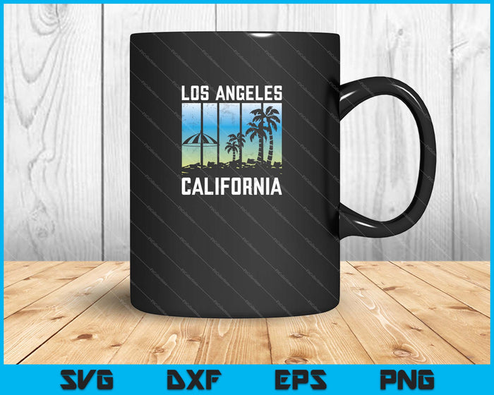Vintage Los Angeles California SVG PNG Cutting Printable Files