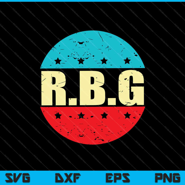 Vintage Notorious RBG SVG PNG Cortar archivos imprimibles