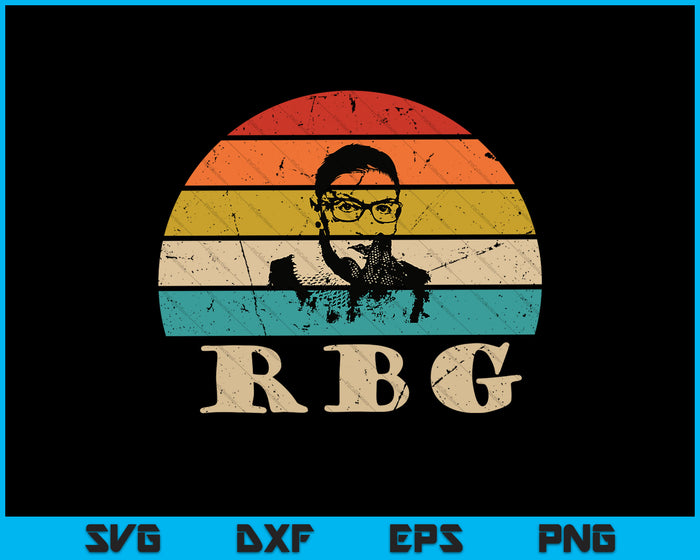 Vintage Notorious RBG  Ruth Bader Ginsburg SVG PNG Cutting Printable Files
