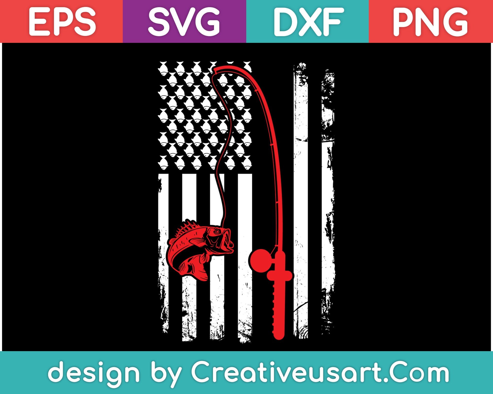 Vintage Fishing Clothes American Flag Bass Fishing SVG PNG Cutting Printable Files Vintage Fishing Clothes American Flag Bass Fishing SVG PNG Cutting Printable Files
